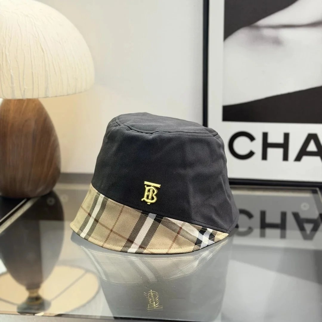 Burberry Hats Check Plaid Baseball Cap — GZMZ-33