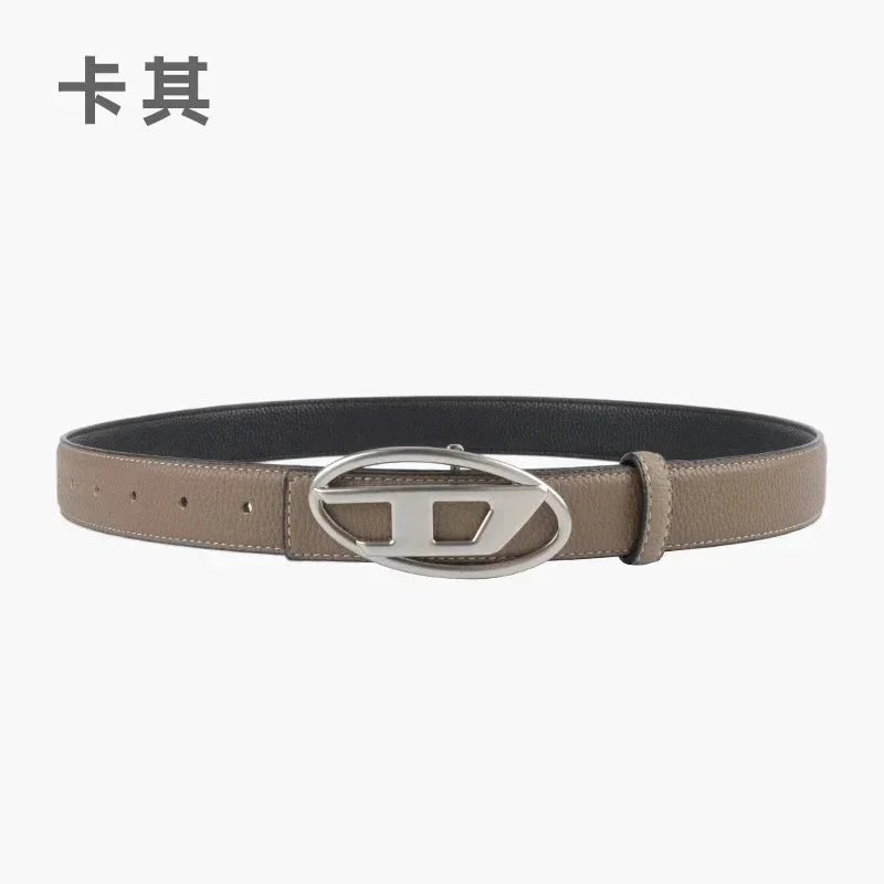 Unbranded Belts Oval H-Shaped Buckle Belt — BB-003