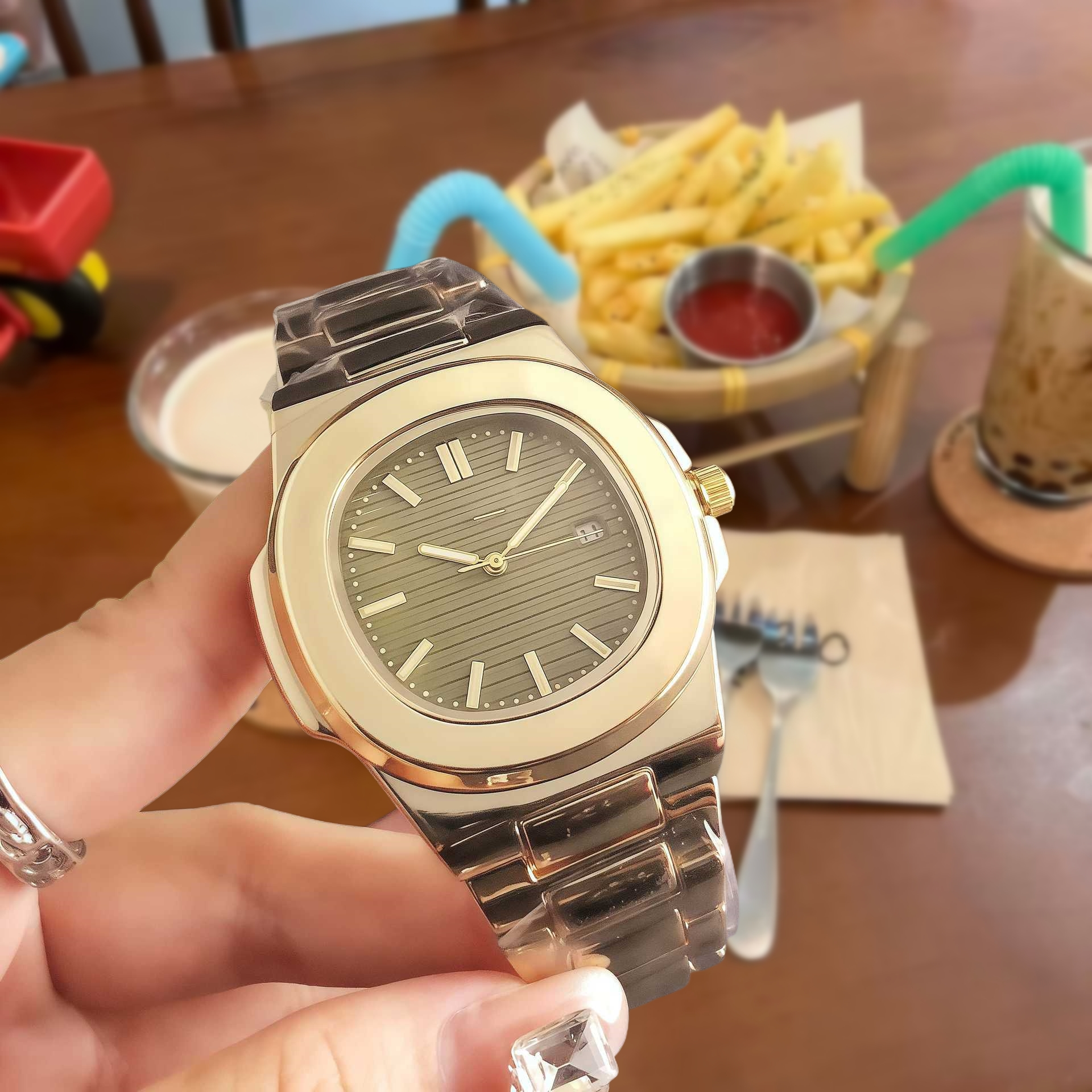Patek Philippe Watches Metal Bracelet Watch image 5