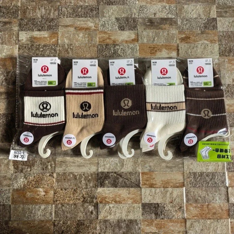 lululemon Socks Ribbed Crew — Ladies No. 4 (5 pairs)