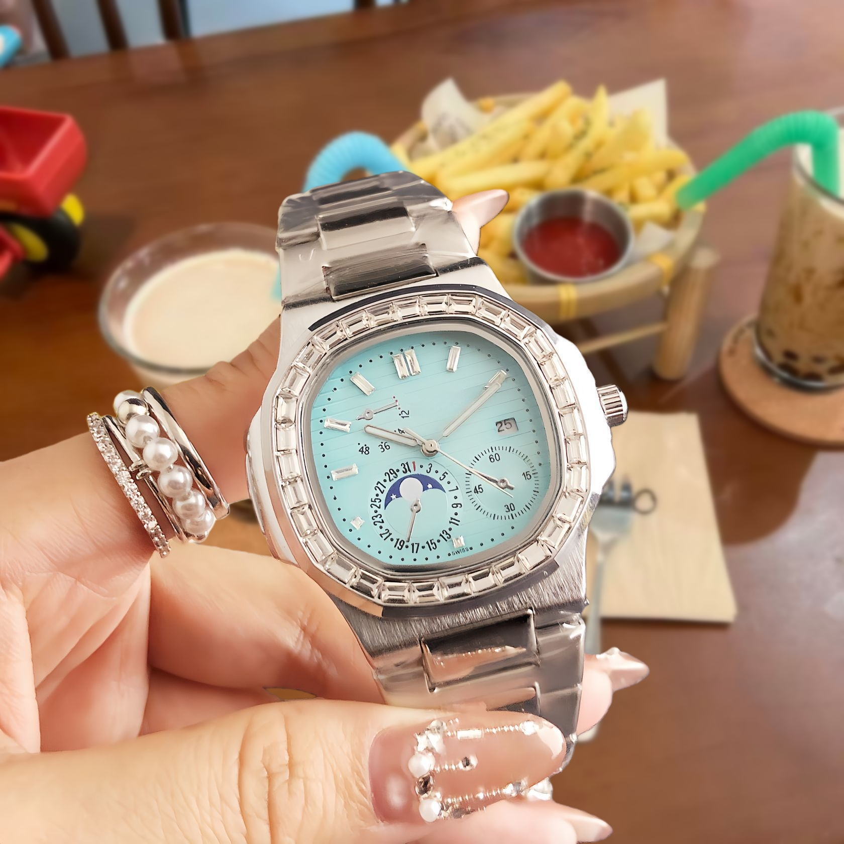Patek Philippe Watches Metal Bracelet Watch — 17