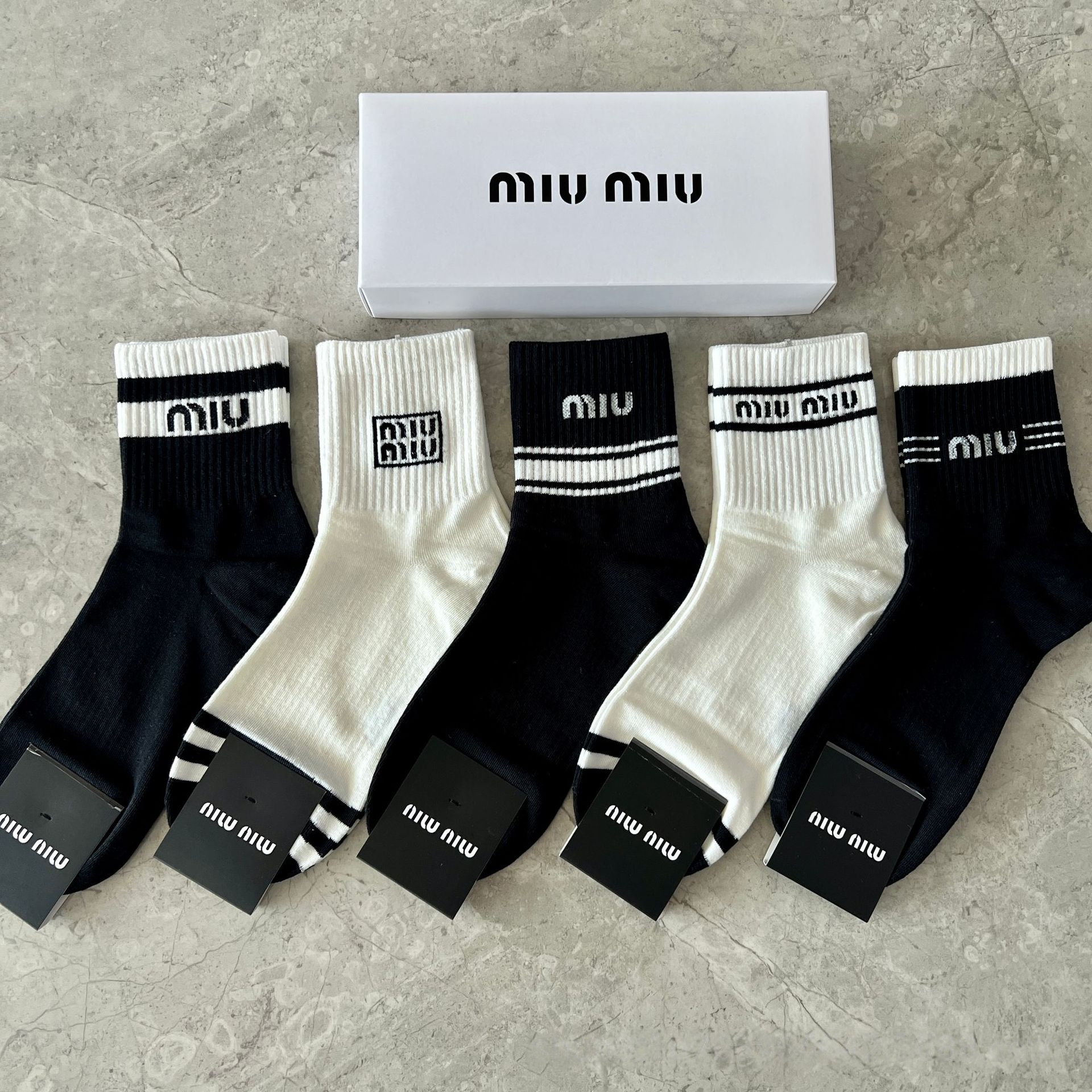 lululemon Socks Ribbed Crew — Miu Men's No. 6 (5 pairs)