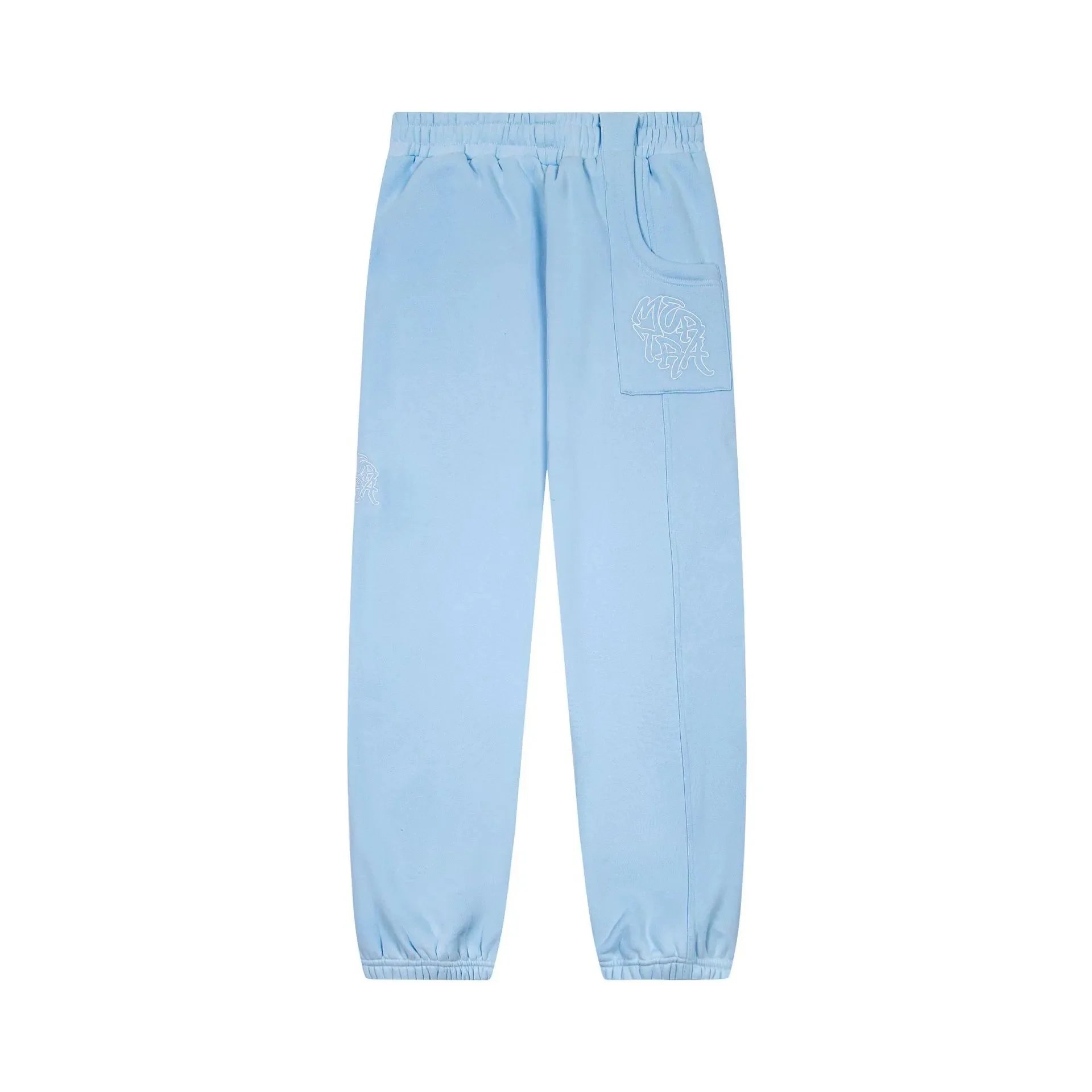 Unbranded Hoodies & Sweatshirts Color-Block Hooded Sweatshirt — ME09 blue (long pants)
