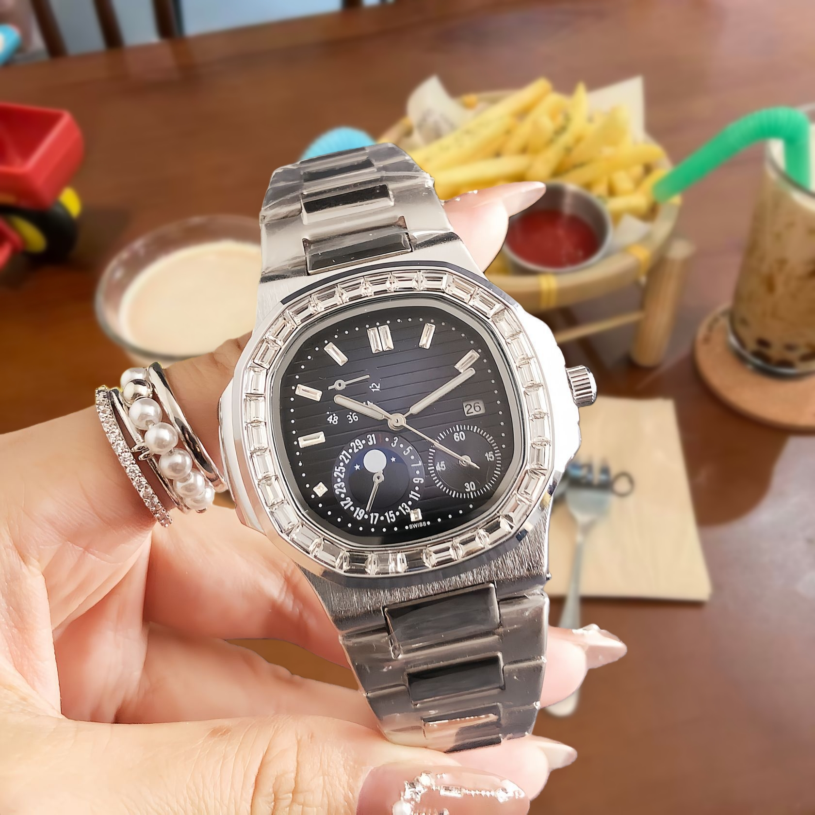 Patek Philippe Watches Metal Bracelet Watch — 16