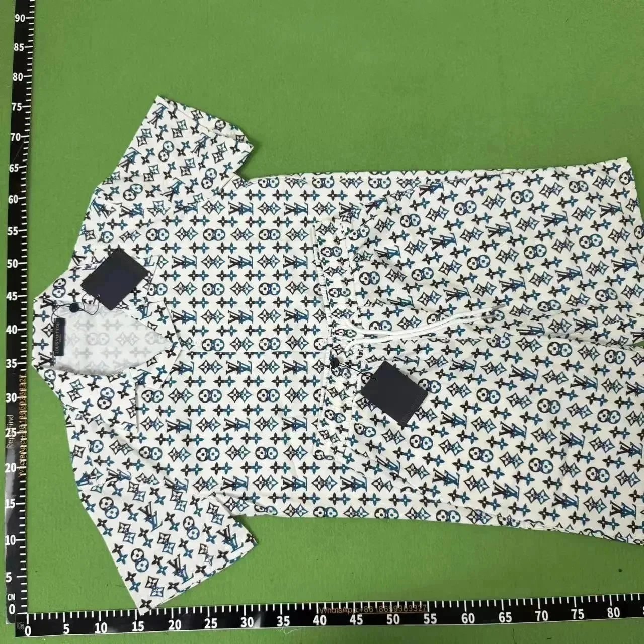 Casablanca Matching Sets Short-Sleeve Printed Shirt and Shorts Set — Q332 Set