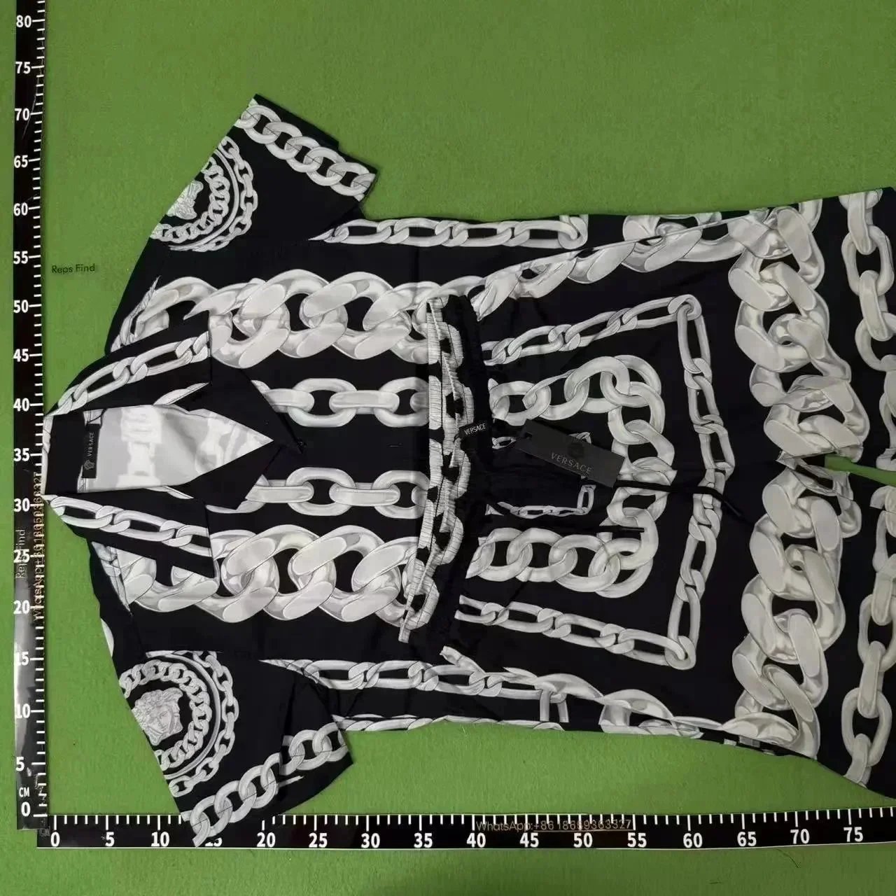 Casablanca Matching Sets Short-Sleeve Printed Shirt and Shorts Set — VE-02