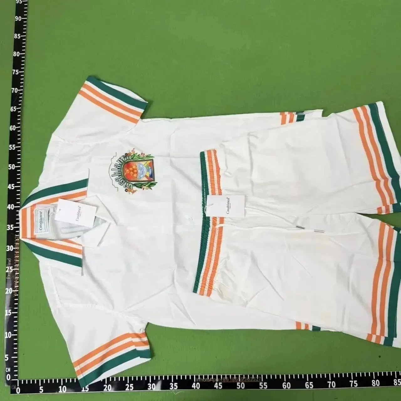 Casablanca Matching Sets Short-Sleeve Printed Shirt and Shorts Set — C204+C304