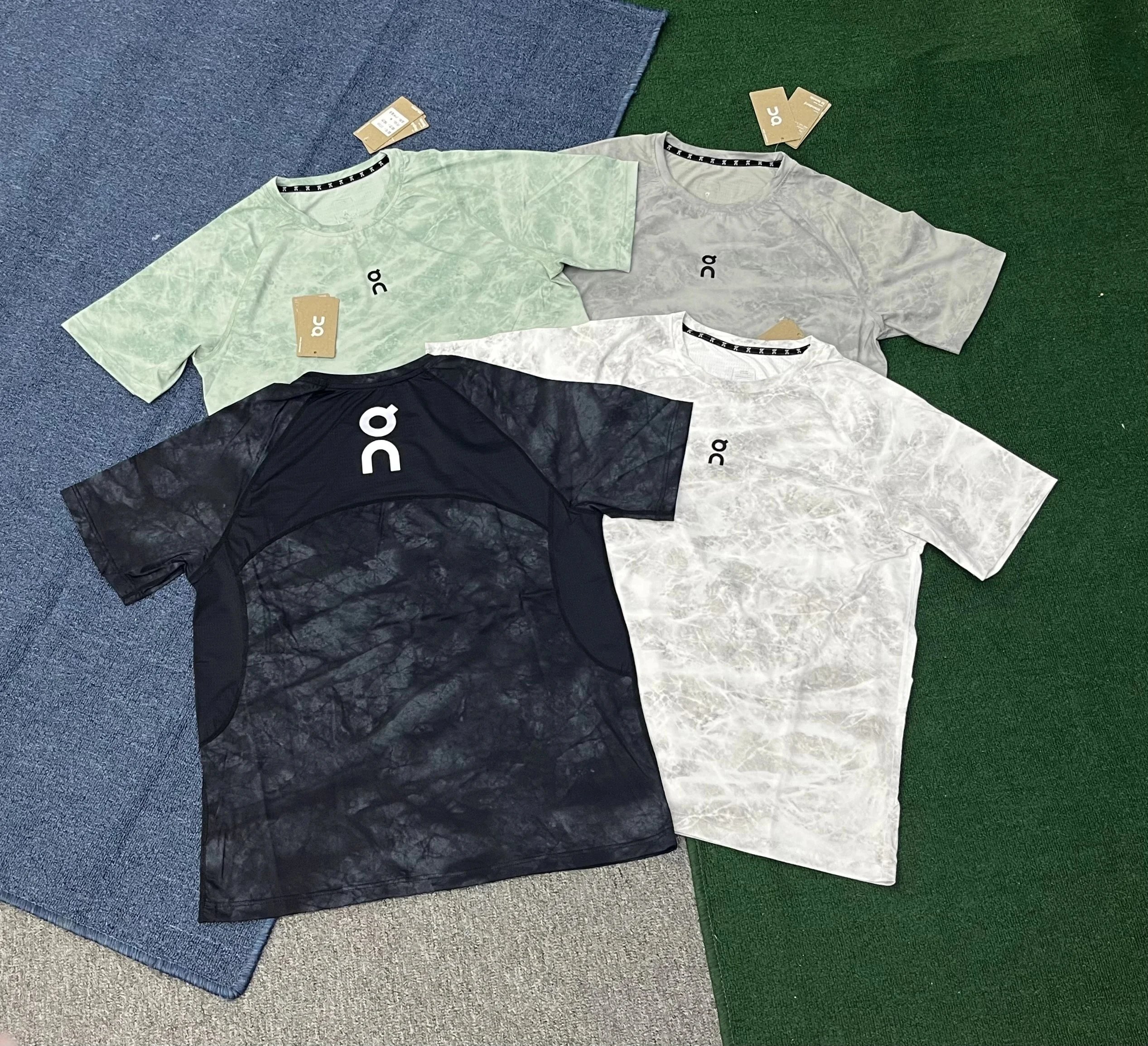 On T-Shirts Marble-print raglan short-sleeve T-shirt image 2
