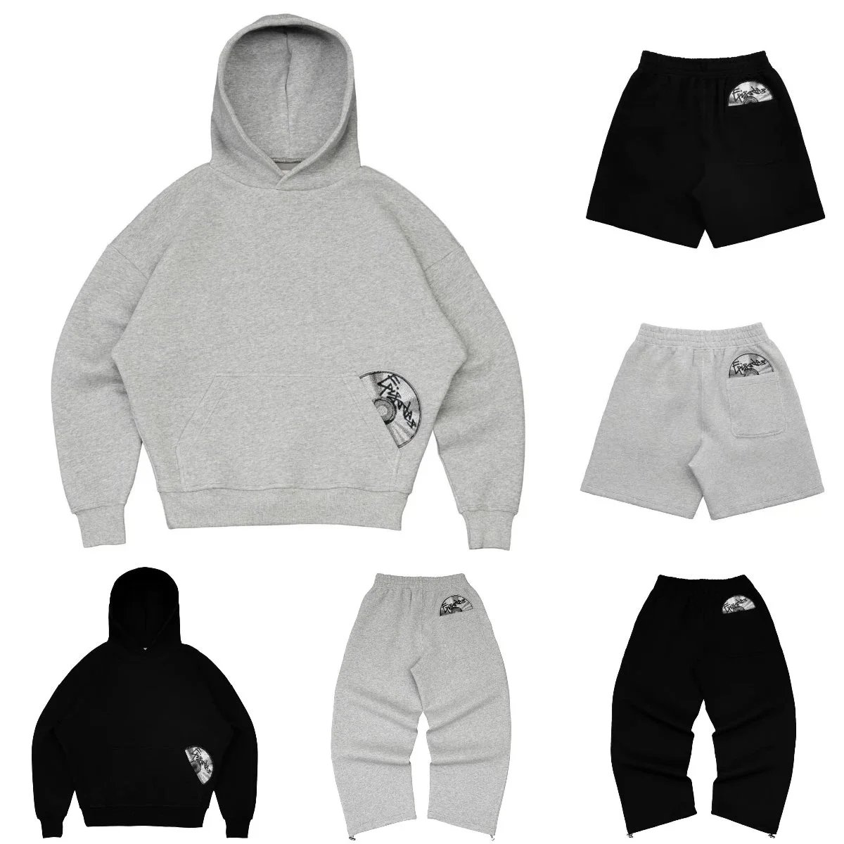 Unisex Hoodie Set Gr