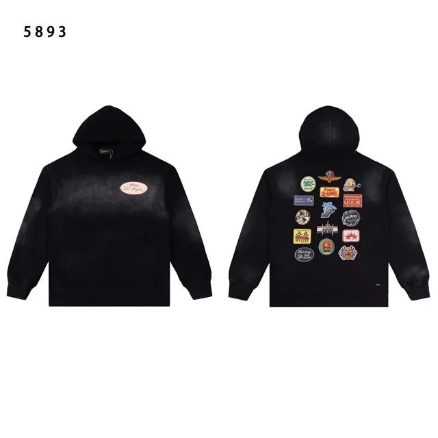 AMIRI Hoodies & Sweatshirts Distressed Logo Hoodie product detail image 15