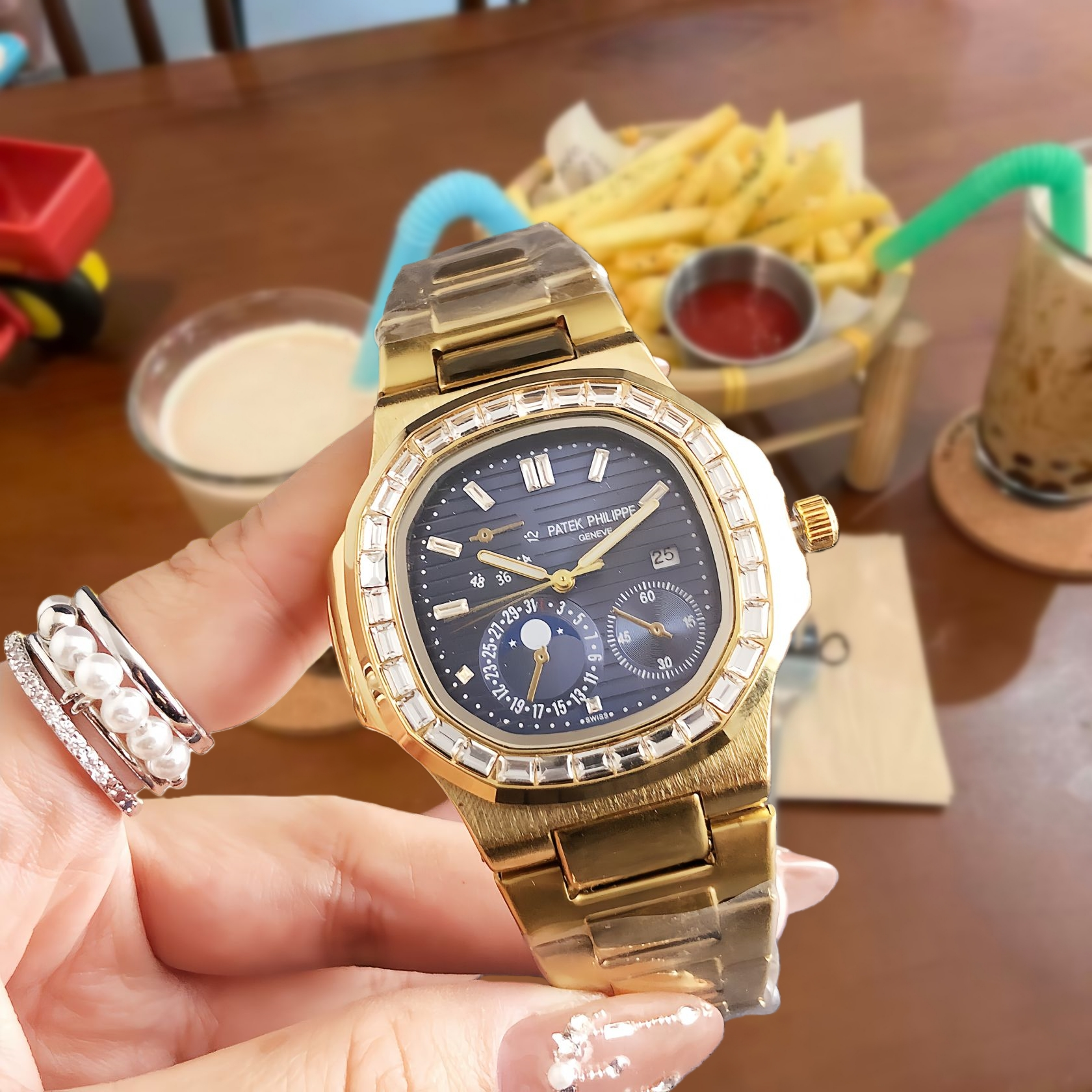 Patek Philippe Watches Metal Bracelet Watch — 18