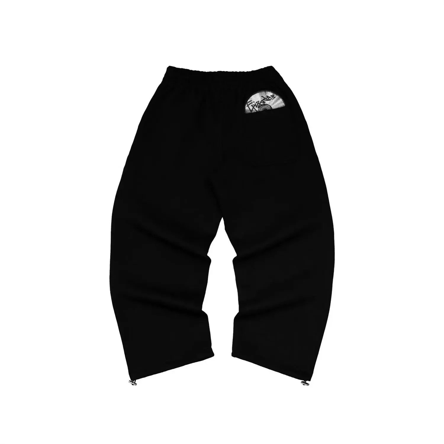 Unbranded Hoodies & Sweatshirts Oversized hoodie with kangaroo pocket and half-disc graphic applique image 4