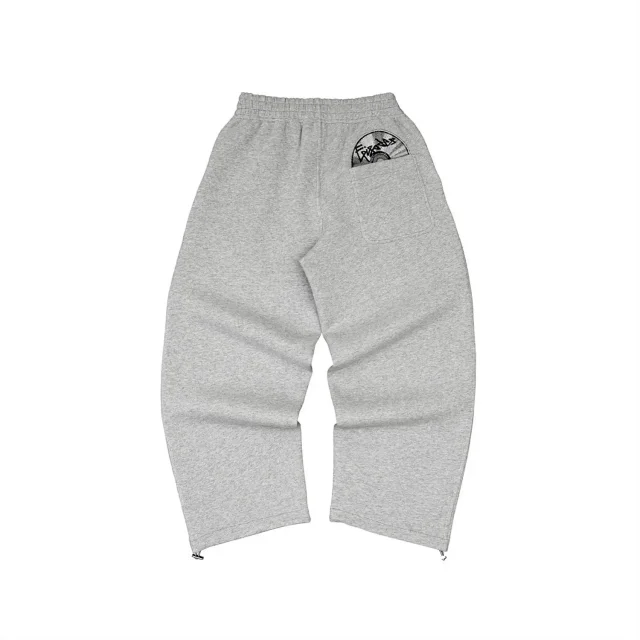 Unbranded Hoodies & Sweatshirts Oversized hoodie with kangaroo pocket and half-disc graphic applique product detail image 12