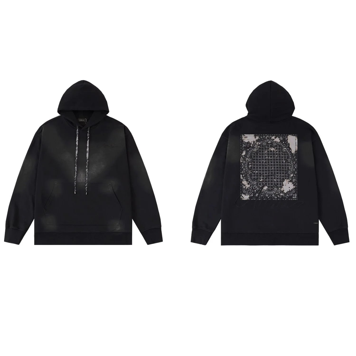 AMIRI Hoodies & Sweatshirts Distressed Logo Hoodie — 09