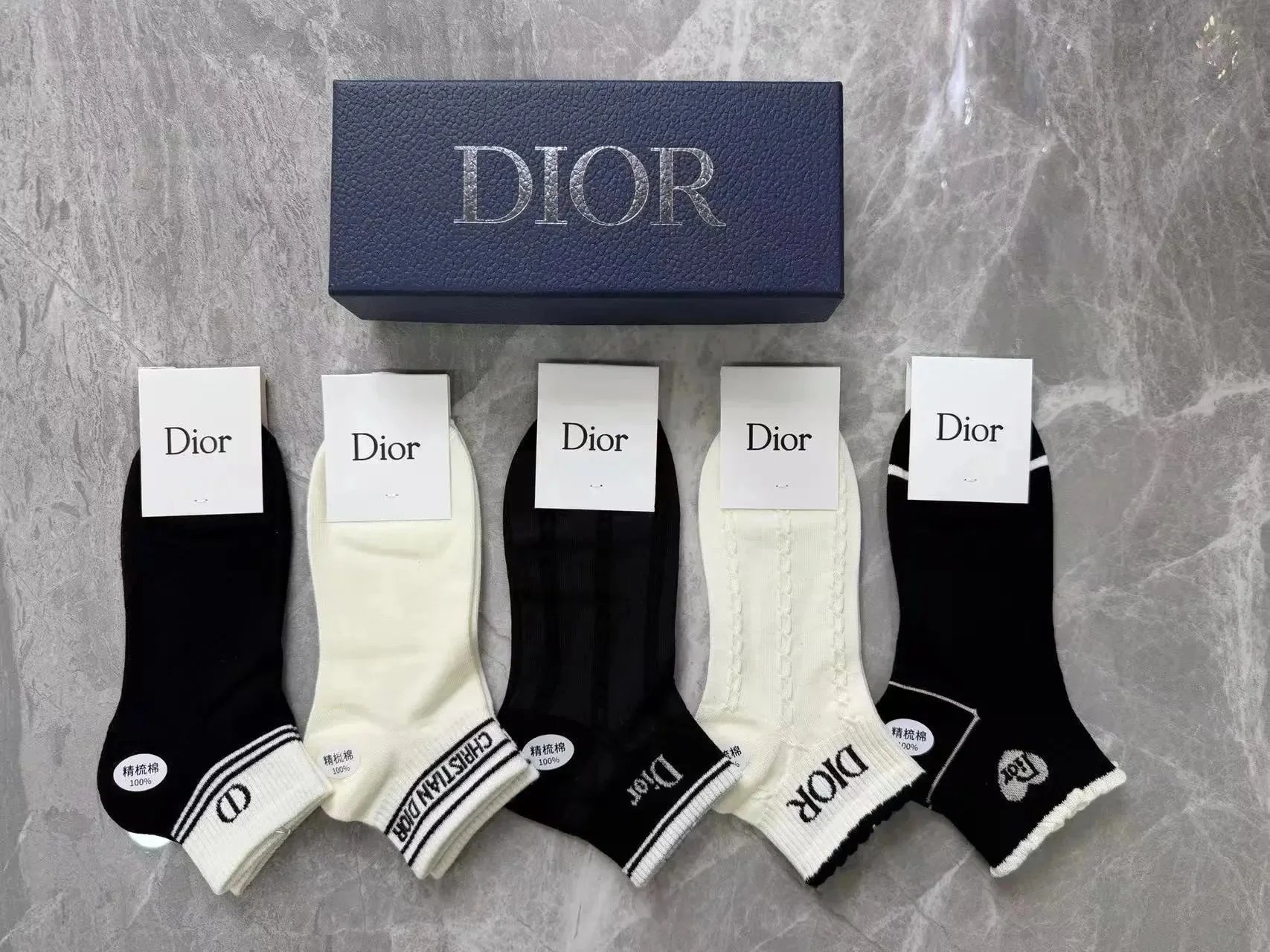 Nike Socks Swoosh crew — Dior socks (5 pairs)
