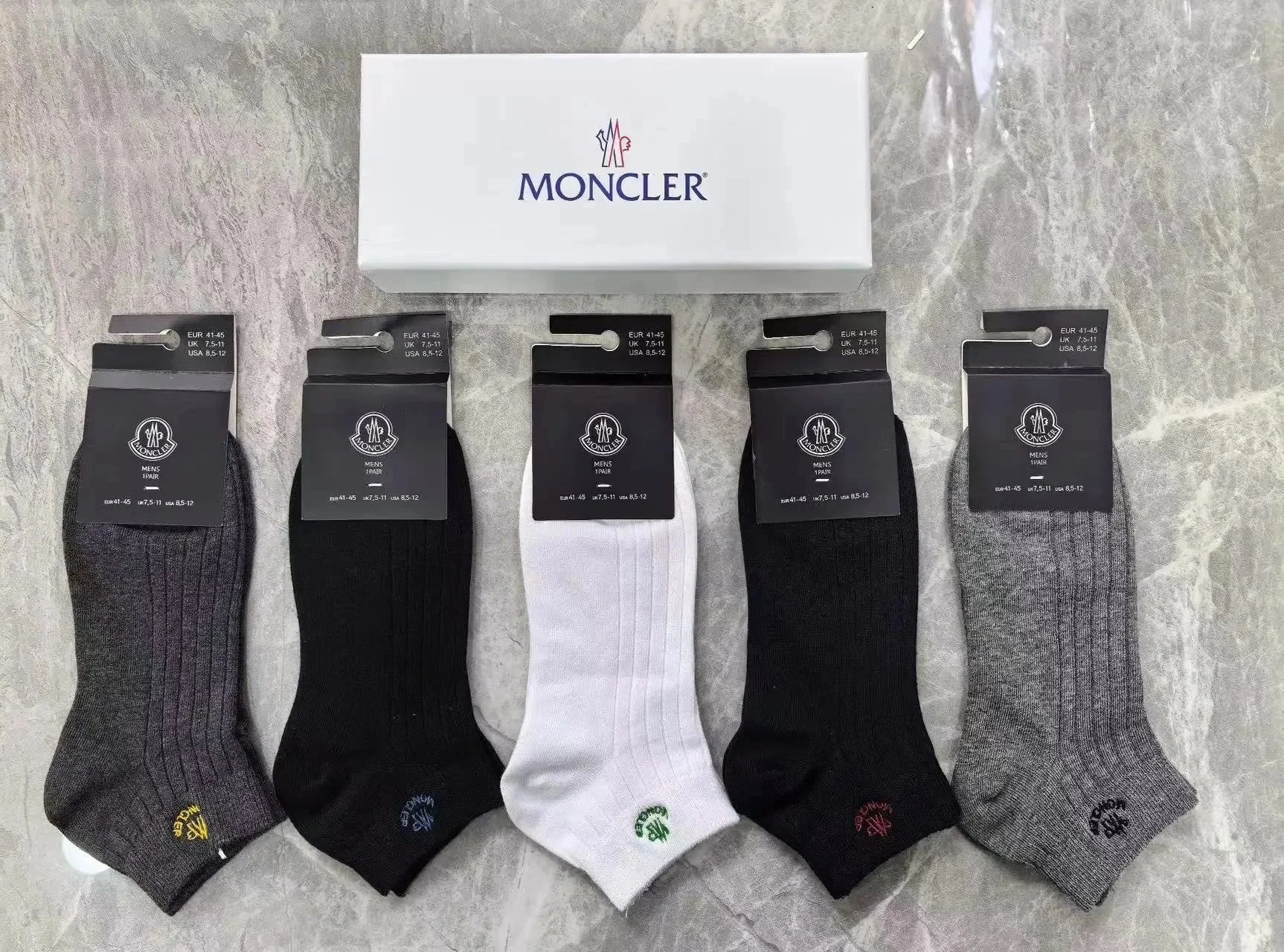 Nike Socks Swoosh crew — Moncler socks (5 pairs)