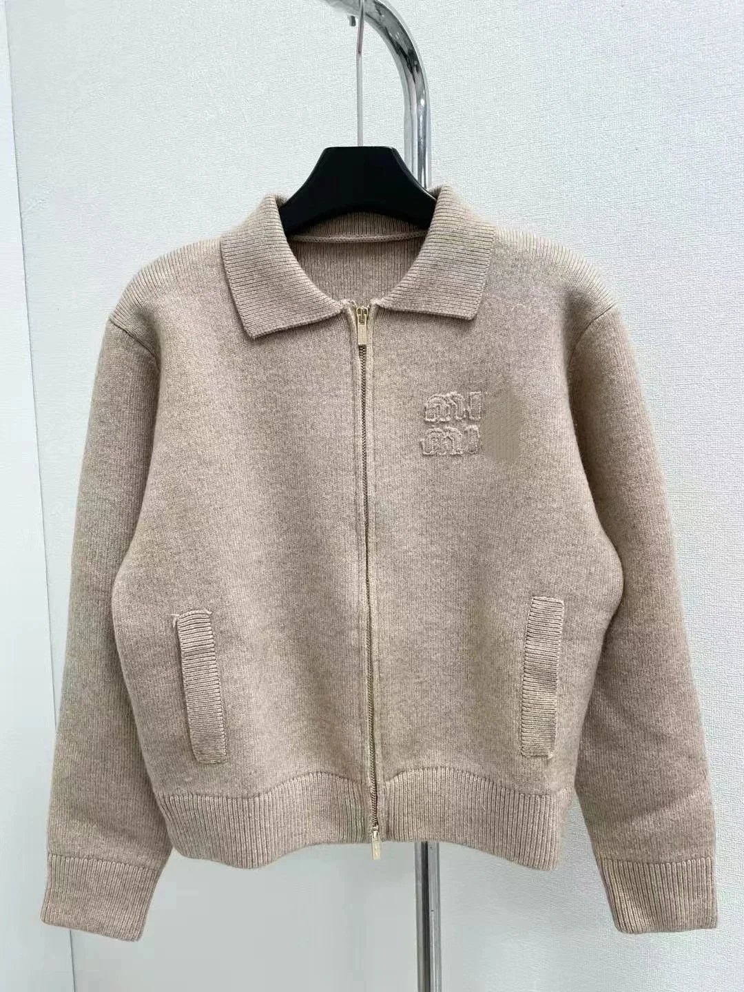 Dior Hoodies & Sweatshirts Reversible zip-up hooded knit sweatshirt with all-over logo pattern — 21