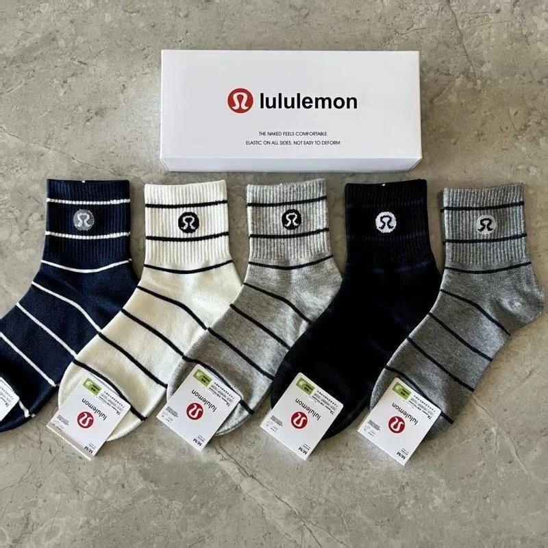 lululemon Socks Ribbed Crew — Ladies No. 10 (5 pairs)