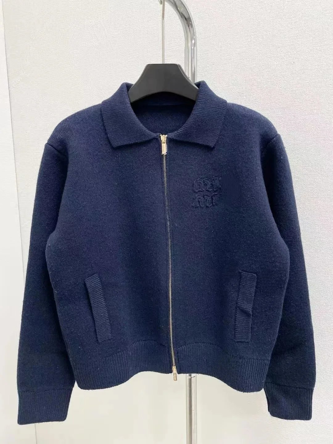 Dior Hoodies & Sweatshirts Reversible zip-up hooded knit sweatshirt with all-over logo pattern — 22