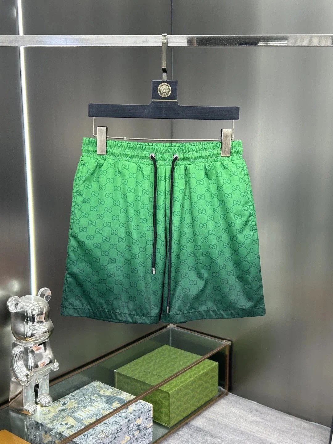 Gucci Shorts GG monogram gradient drawstring — 7