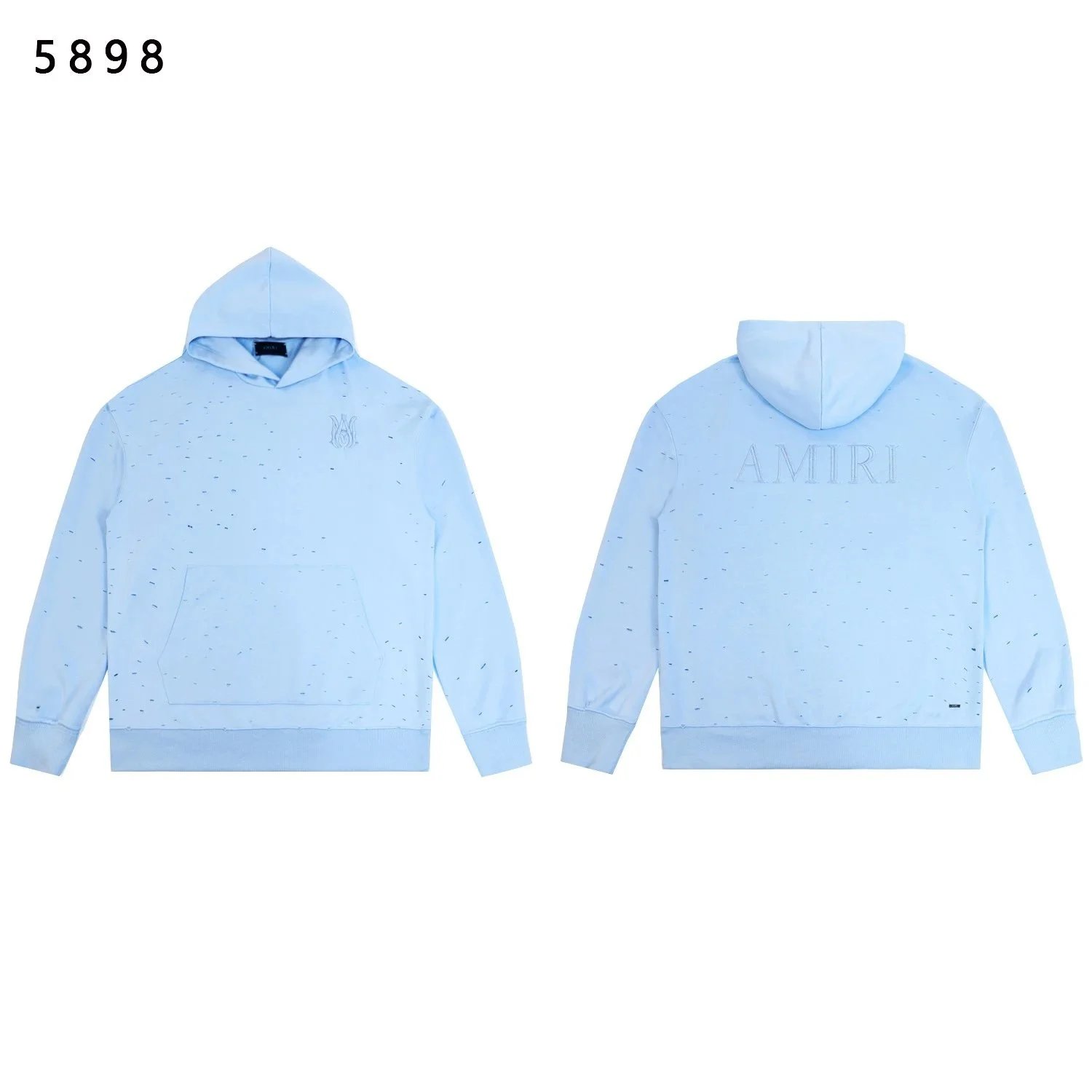 AMIRI Hoodies & Sweatshirts Distressed Logo Hoodie — 02