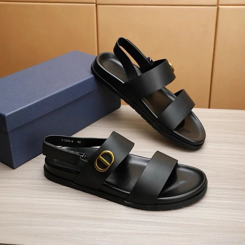 Calvin Klein Slippers Geometric cutout slide — D-Sandals