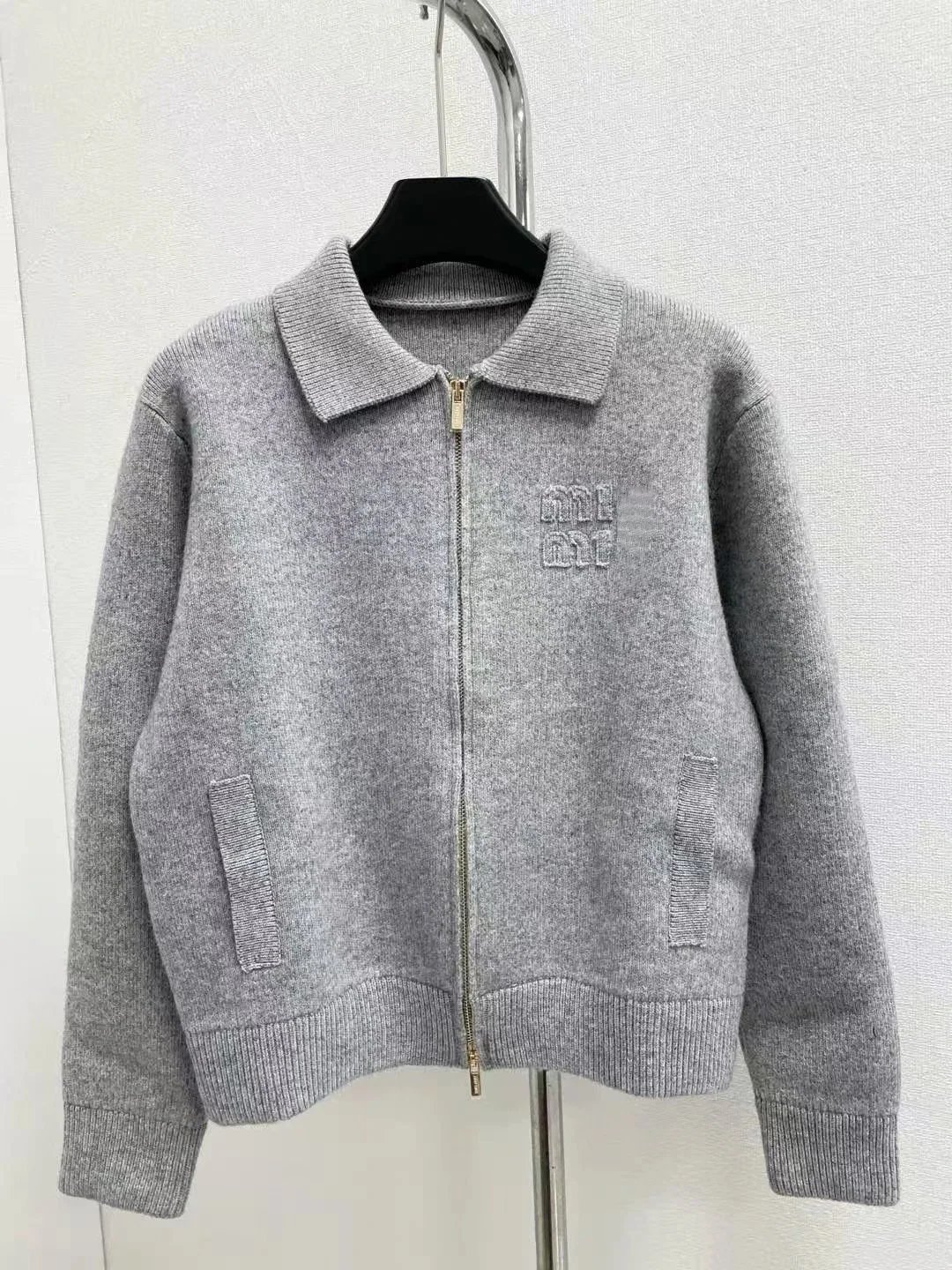 Dior Hoodies & Sweatshirts Reversible zip-up hooded knit sweatshirt with all-over logo pattern — 20
