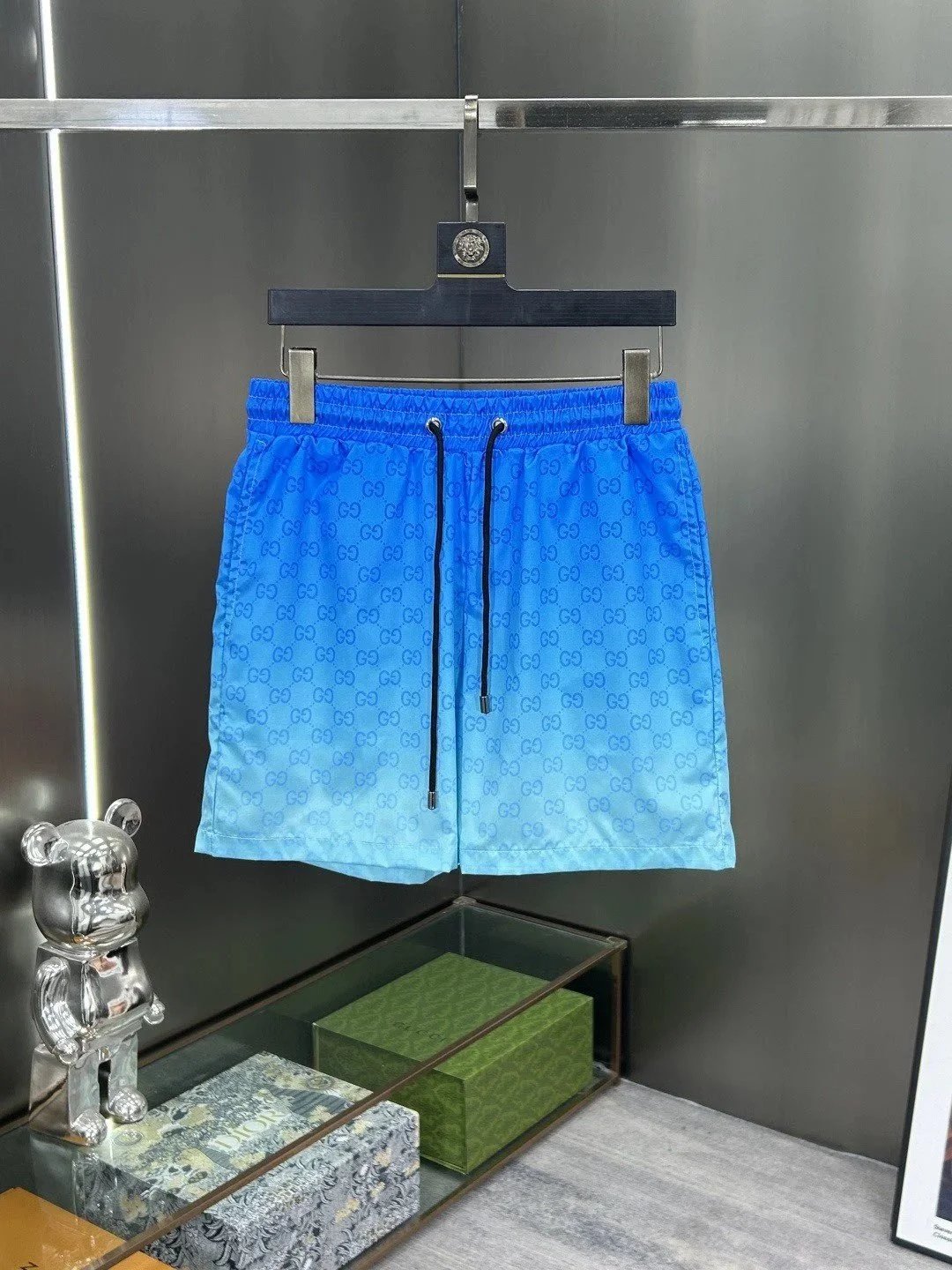 Gucci Shorts GG monogram gradient drawstring — 2