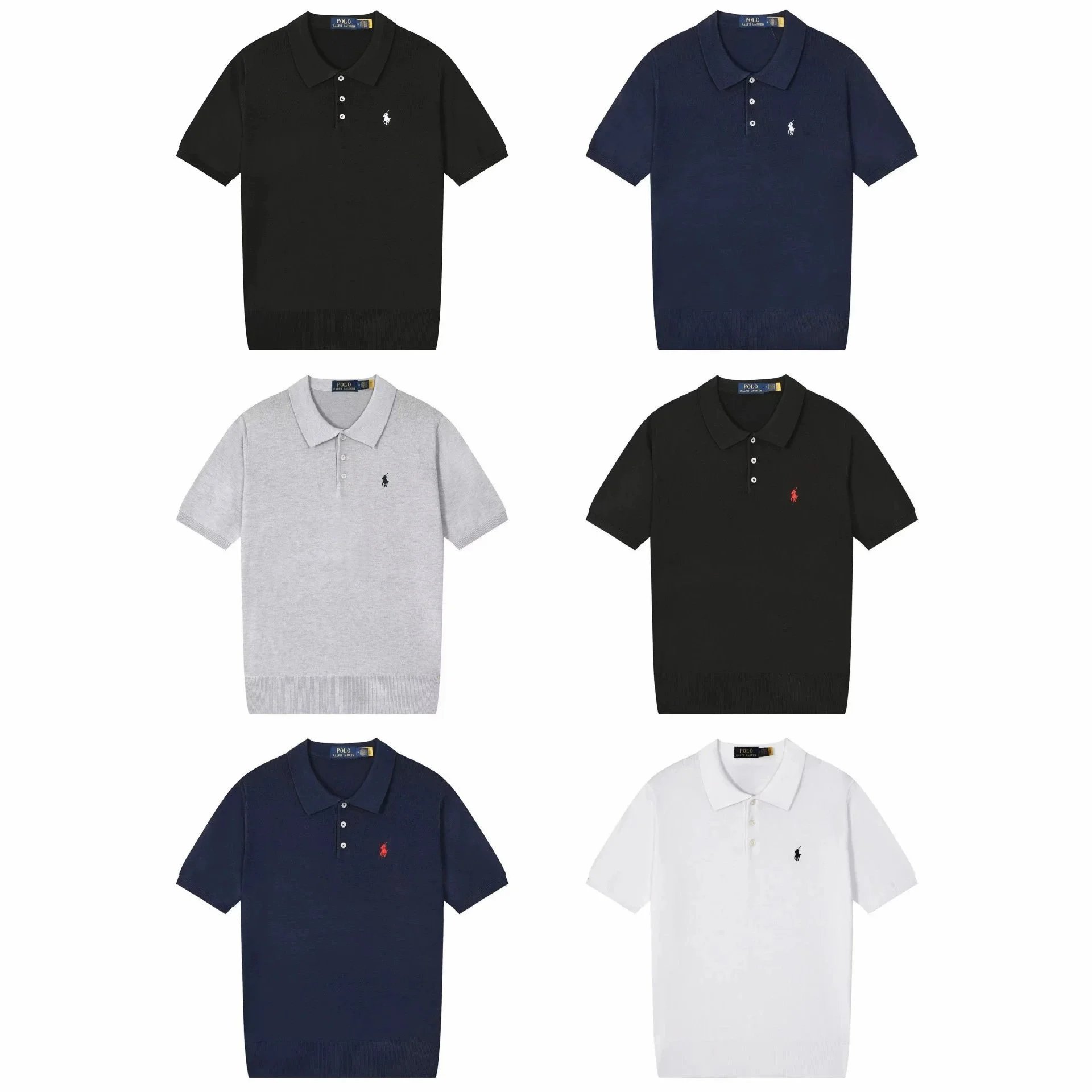 Polo Ralph Lauren Knitwear Short-sleeve knit shirt with embroidered pony logo image 4