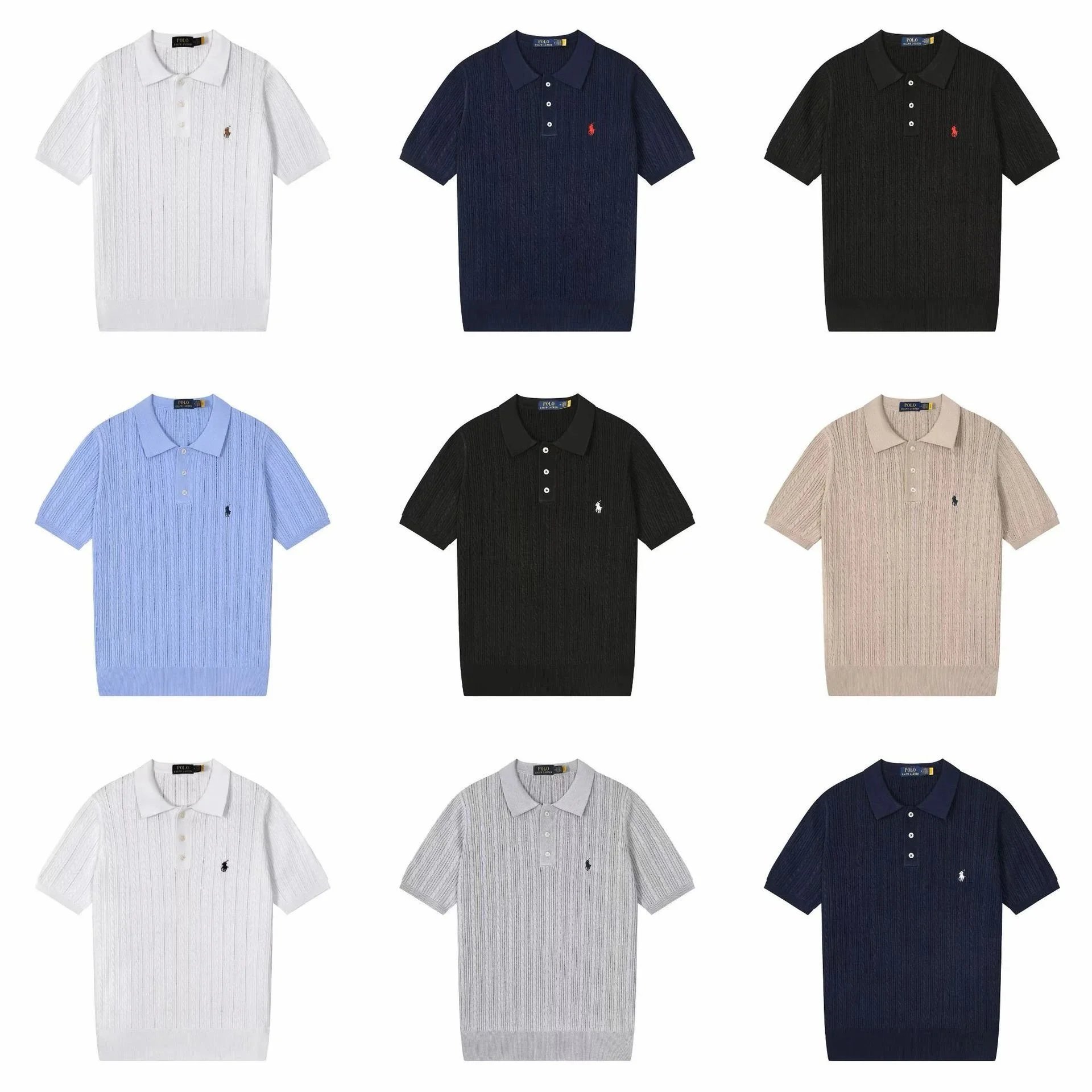 Polo Ralph Lauren Knitwear Short-sleeve knit shirt with embroidered pony logo image 6