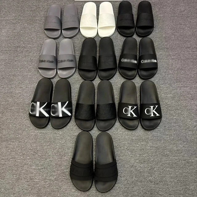 Calvin Klein Slippers Geometric cutout slide product detail image 3