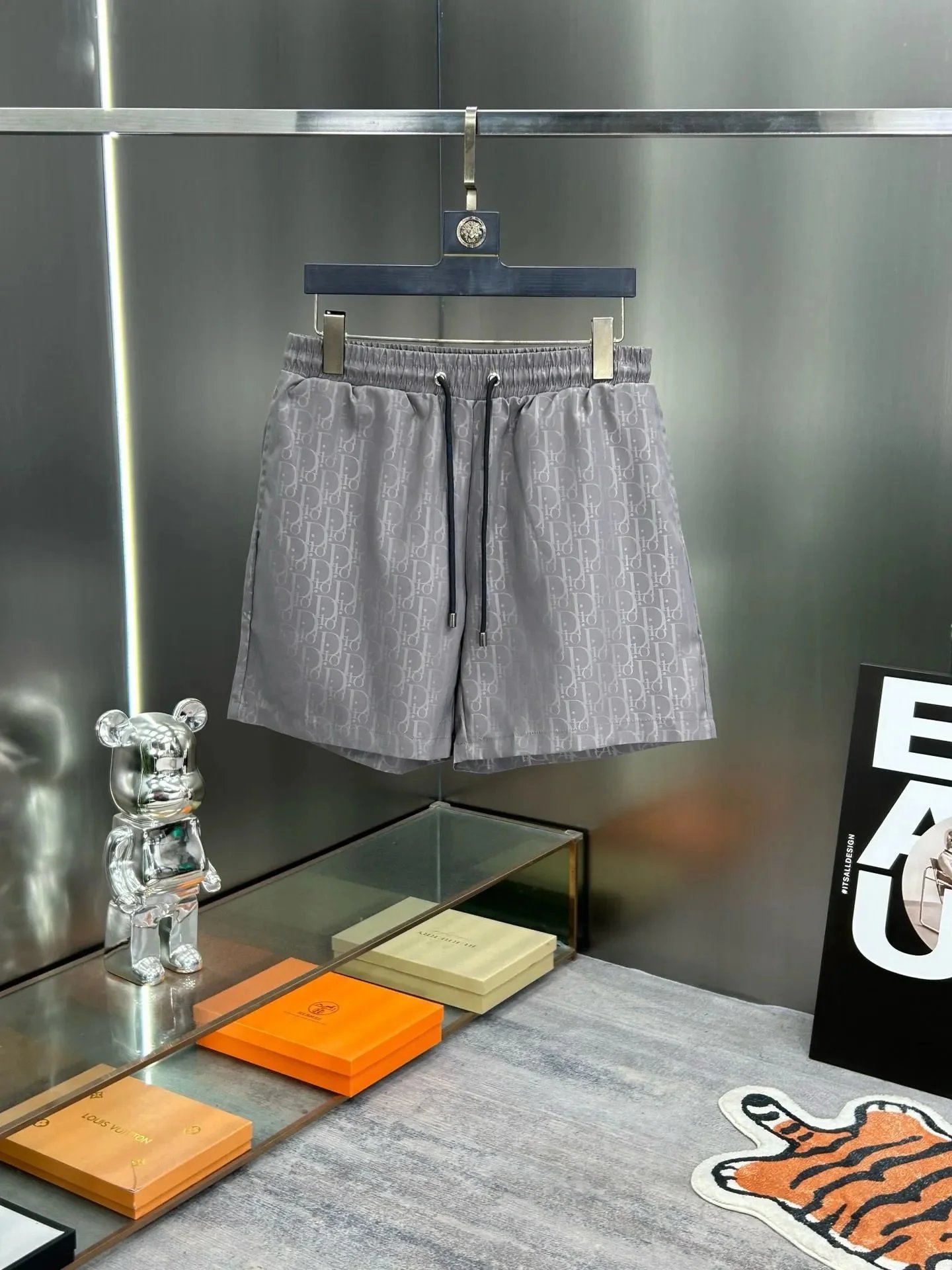 Gucci Shorts GG monogram gradient drawstring — 35