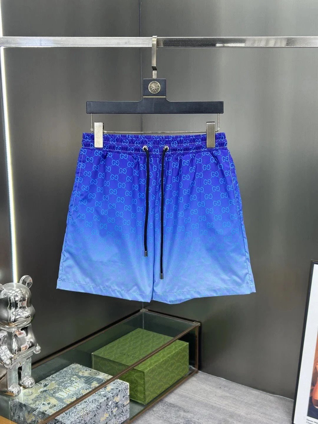 Gucci Shorts GG monogram gradient drawstring — 4
