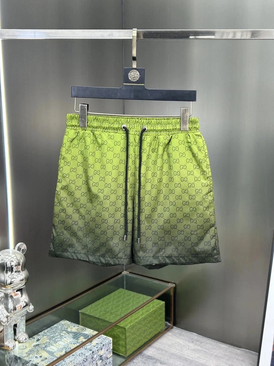 Gucci Shorts GG monogram gradient drawstring — 8