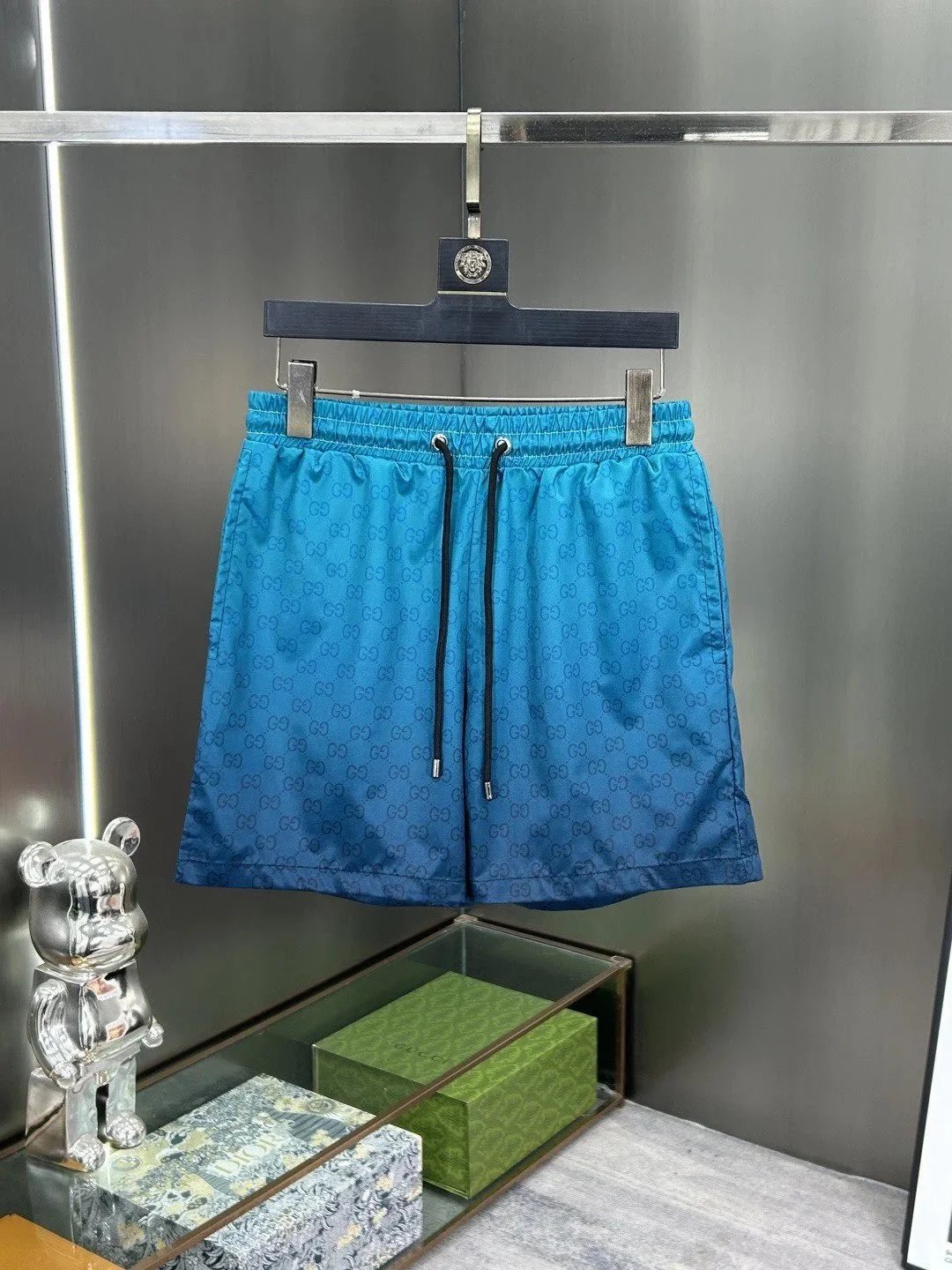 Gucci Shorts GG monogram gradient drawstring — 10