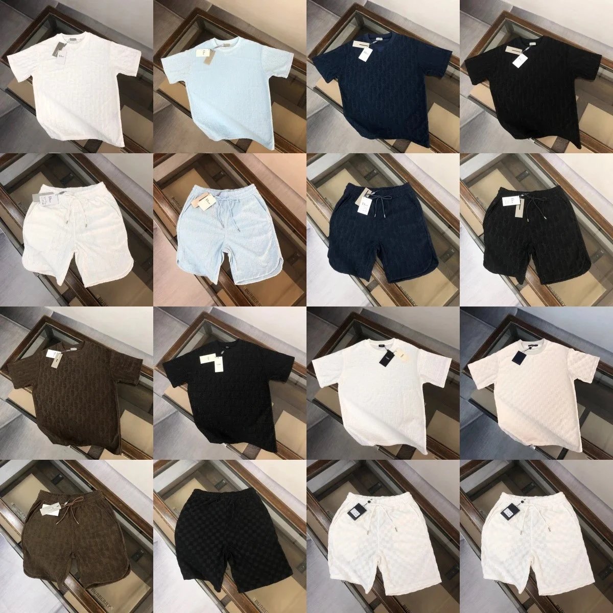 Dior T-Shirts Oblique Monogram Terry T-Shirt image 1