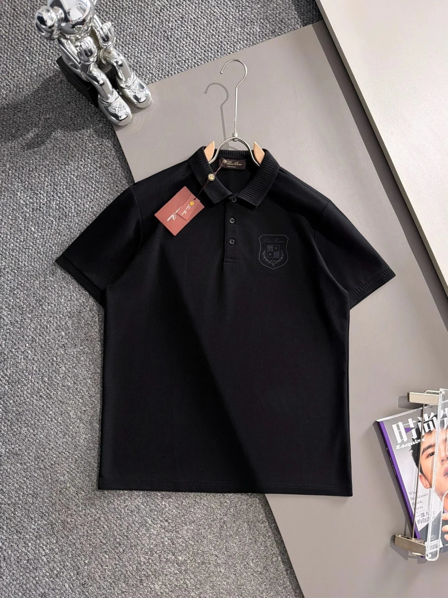 Loro Piana Shirts Short-Sleeve Polo Shirt — 07