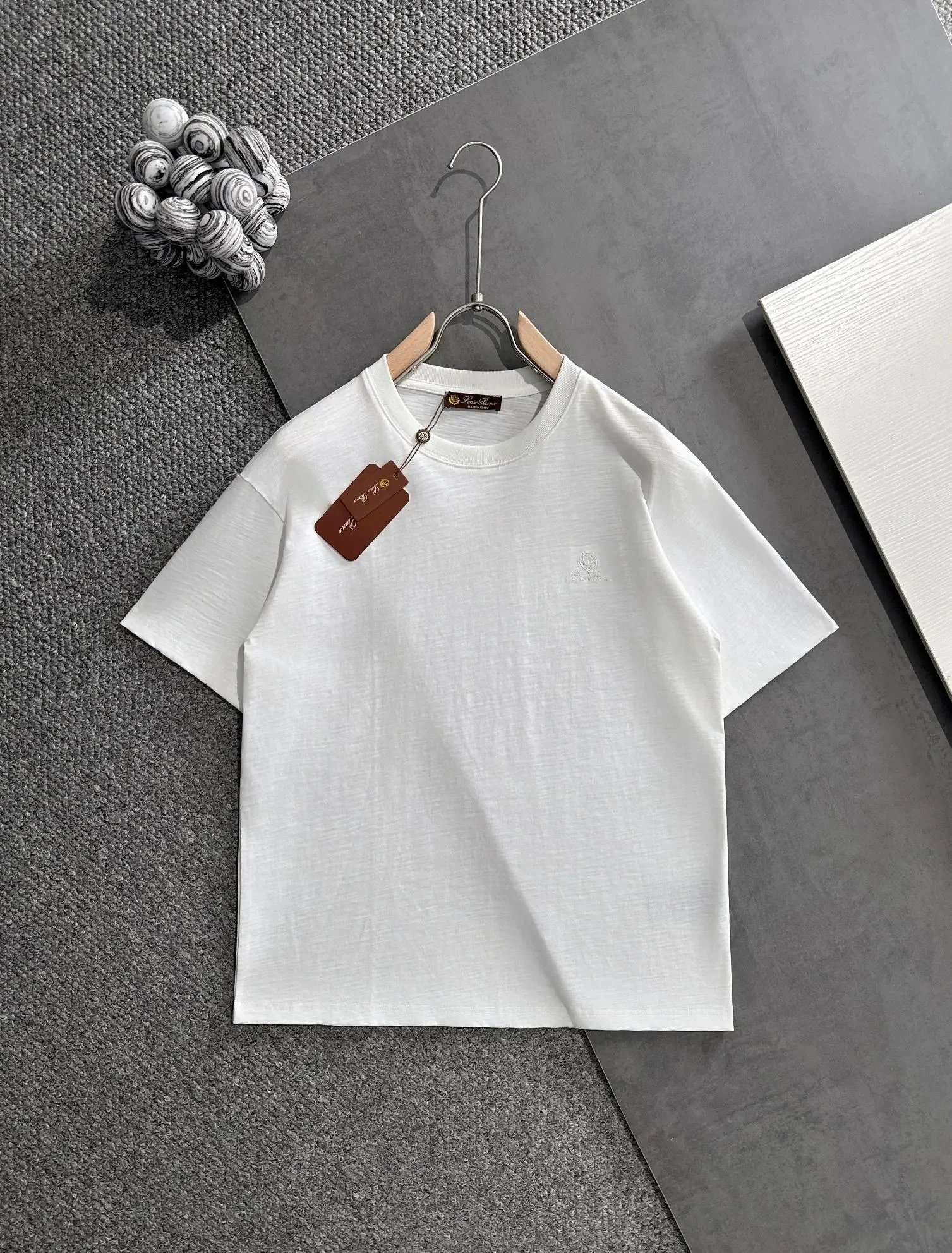 Loro Piana Shirts Short-Sleeve Polo Shirt — 33
