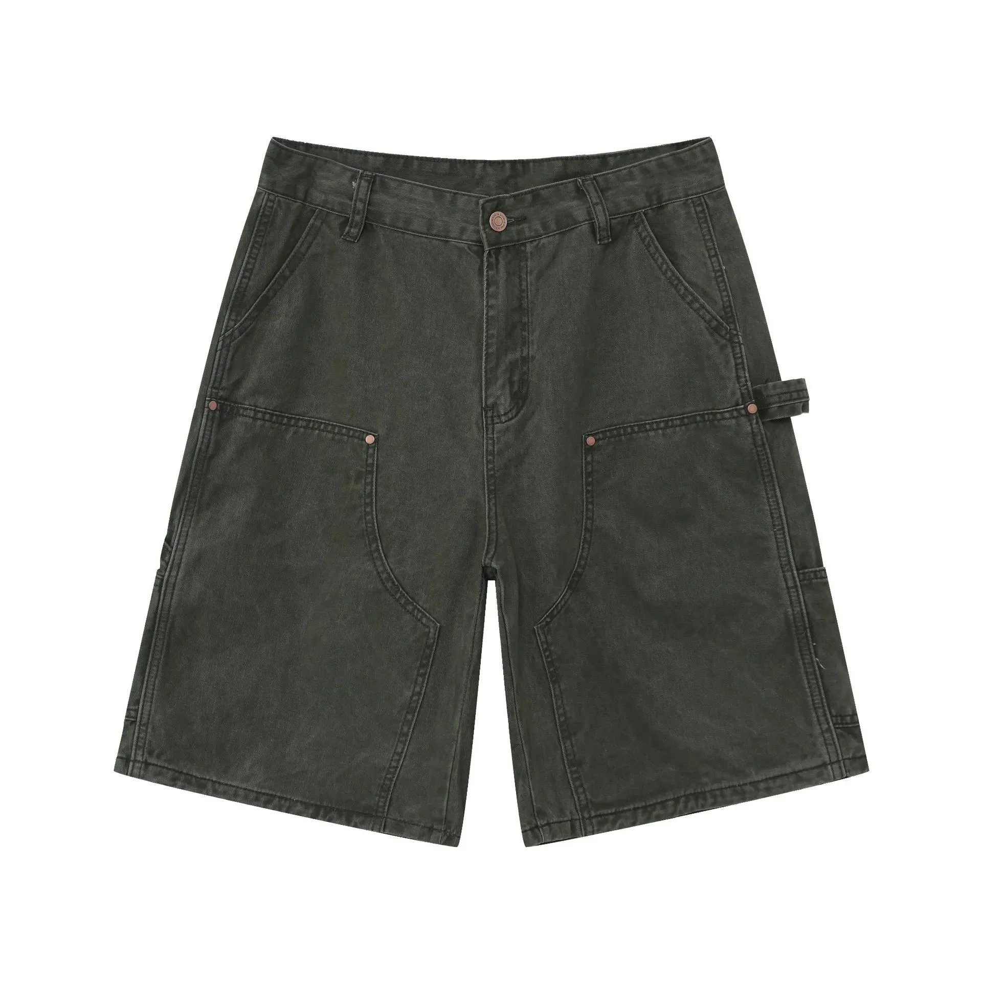Unbranded Shorts Wide-Leg Cargo Denim image 3