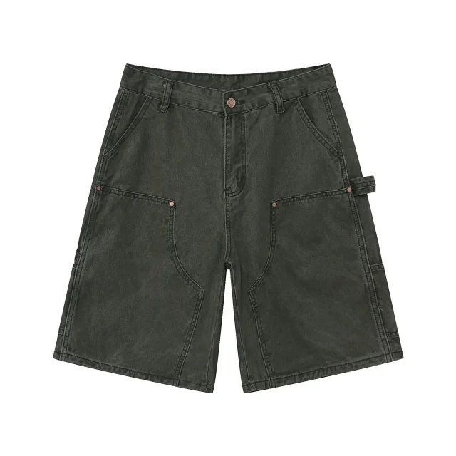 Unbranded Shorts Wide-Leg Cargo Denim product detail image 2