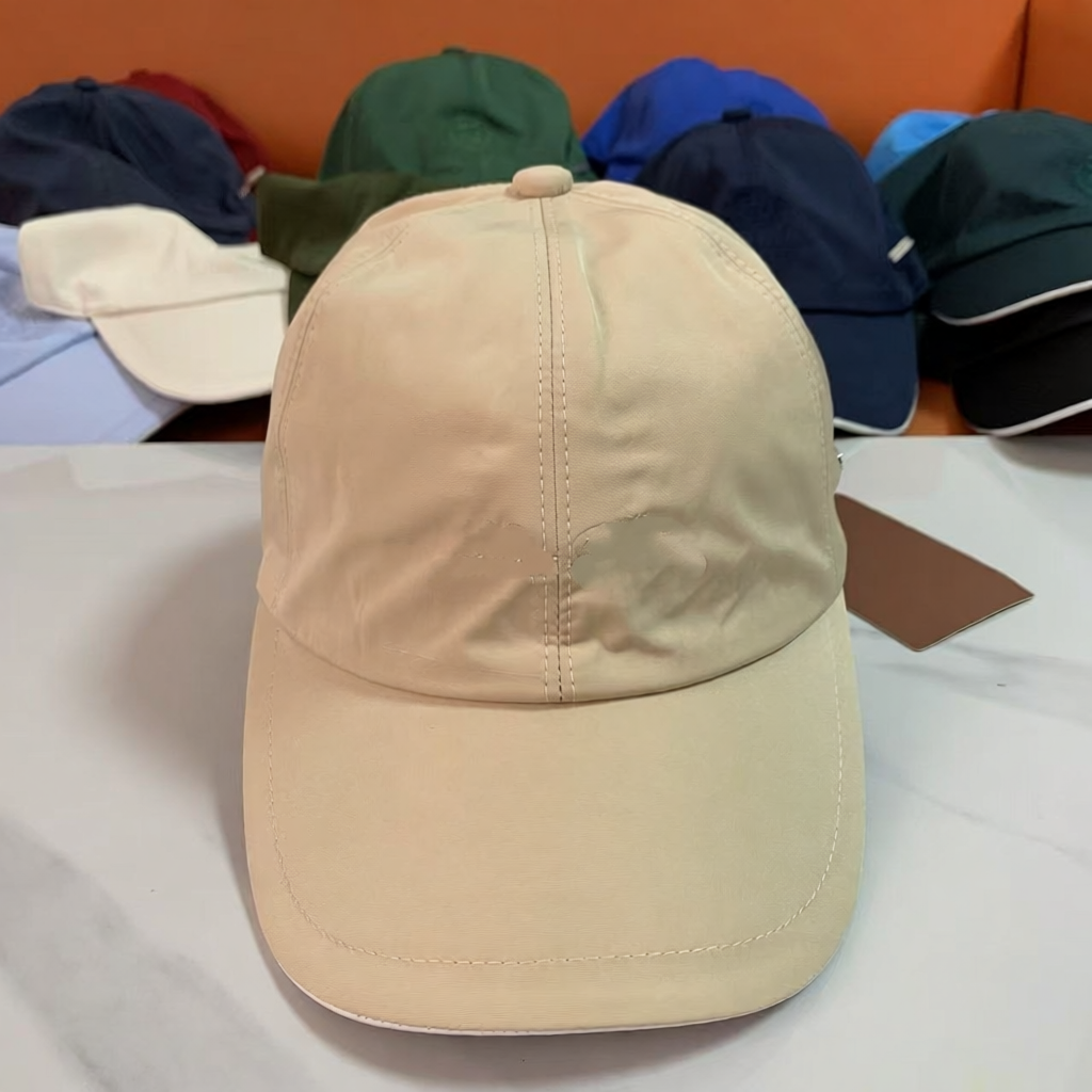 Brunello Cucinelli Hats Embroidered Crest Baseball Cap — 11 Khaki