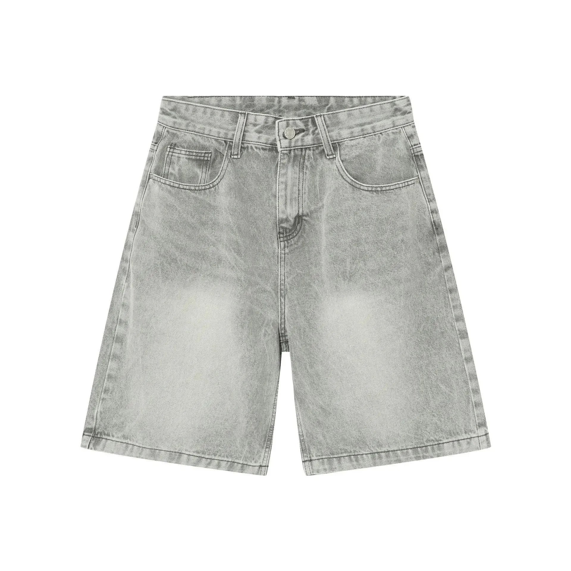 Unbranded Shorts Wide-Leg Cargo Denim — 05