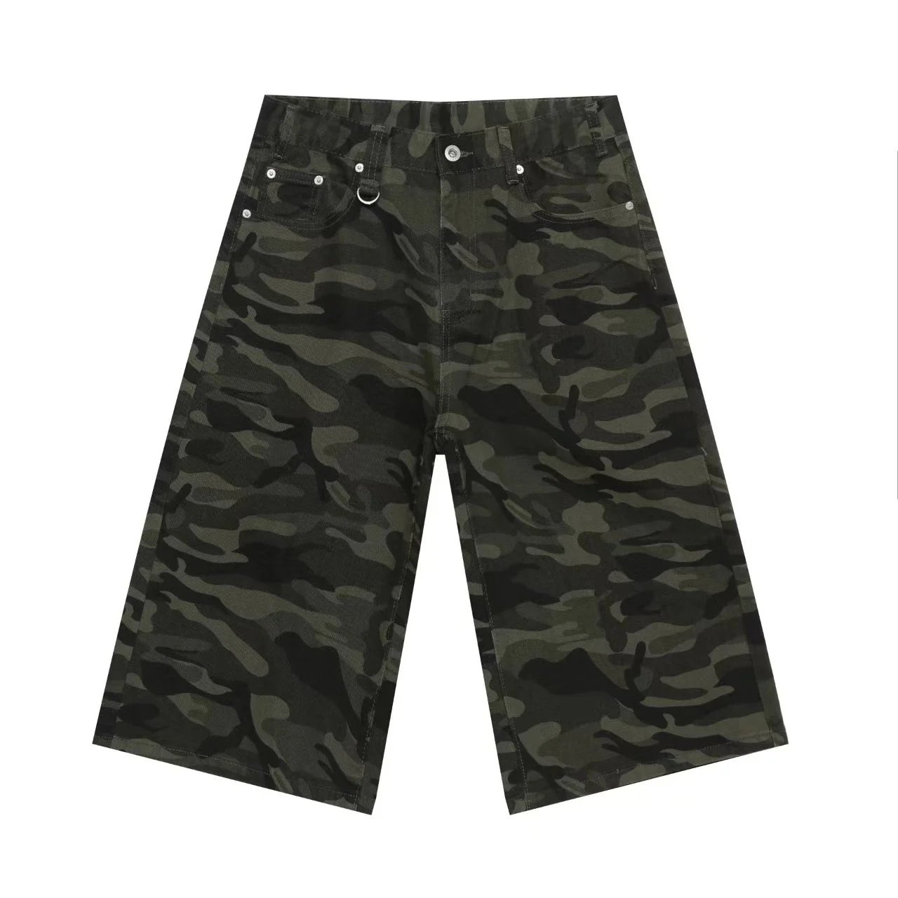 Unbranded Shorts Wide-Leg Cargo Denim — 19