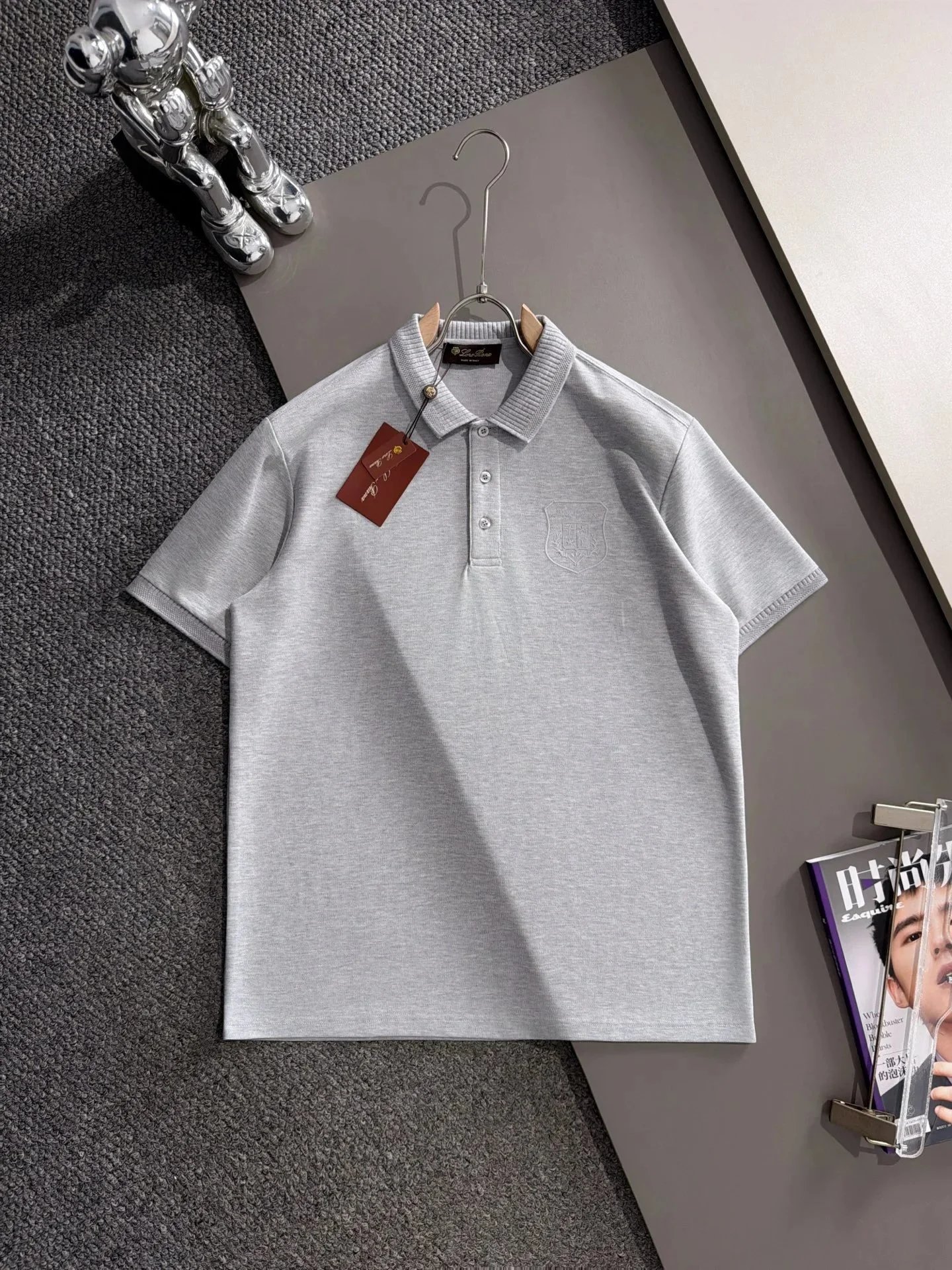 Loro Piana Shirts Short-Sleeve Polo Shirt — 02