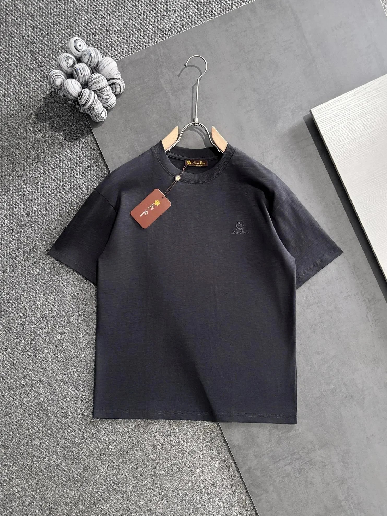 Loro Piana Shirts Short-Sleeve Polo Shirt — 34
