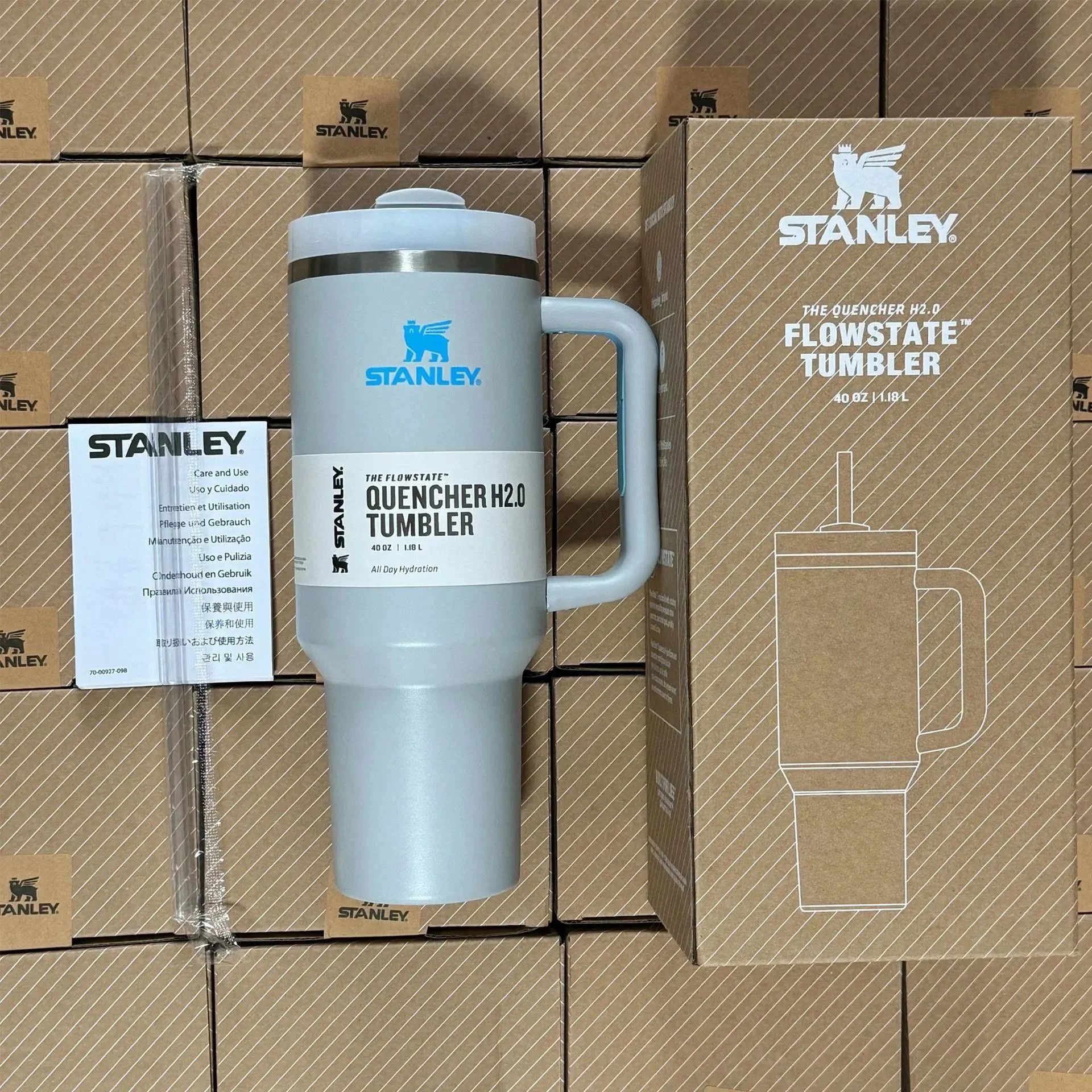 Stanley Uncategorized Quencher H2.0 40 oz Tumbler — Mist Color (No Gift Box)