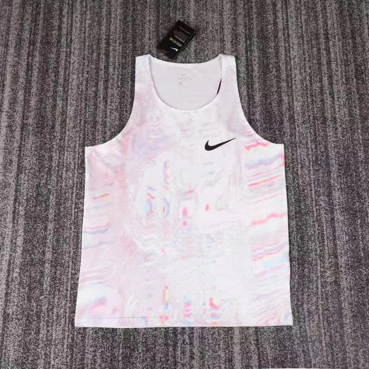 Nike Vests Printed athletic tank top — Vest colorful powder