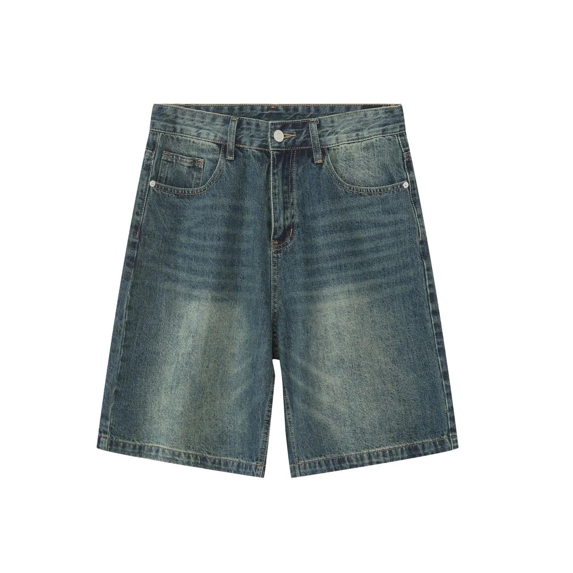 Unbranded Shorts Wide-Leg Cargo Denim image 6