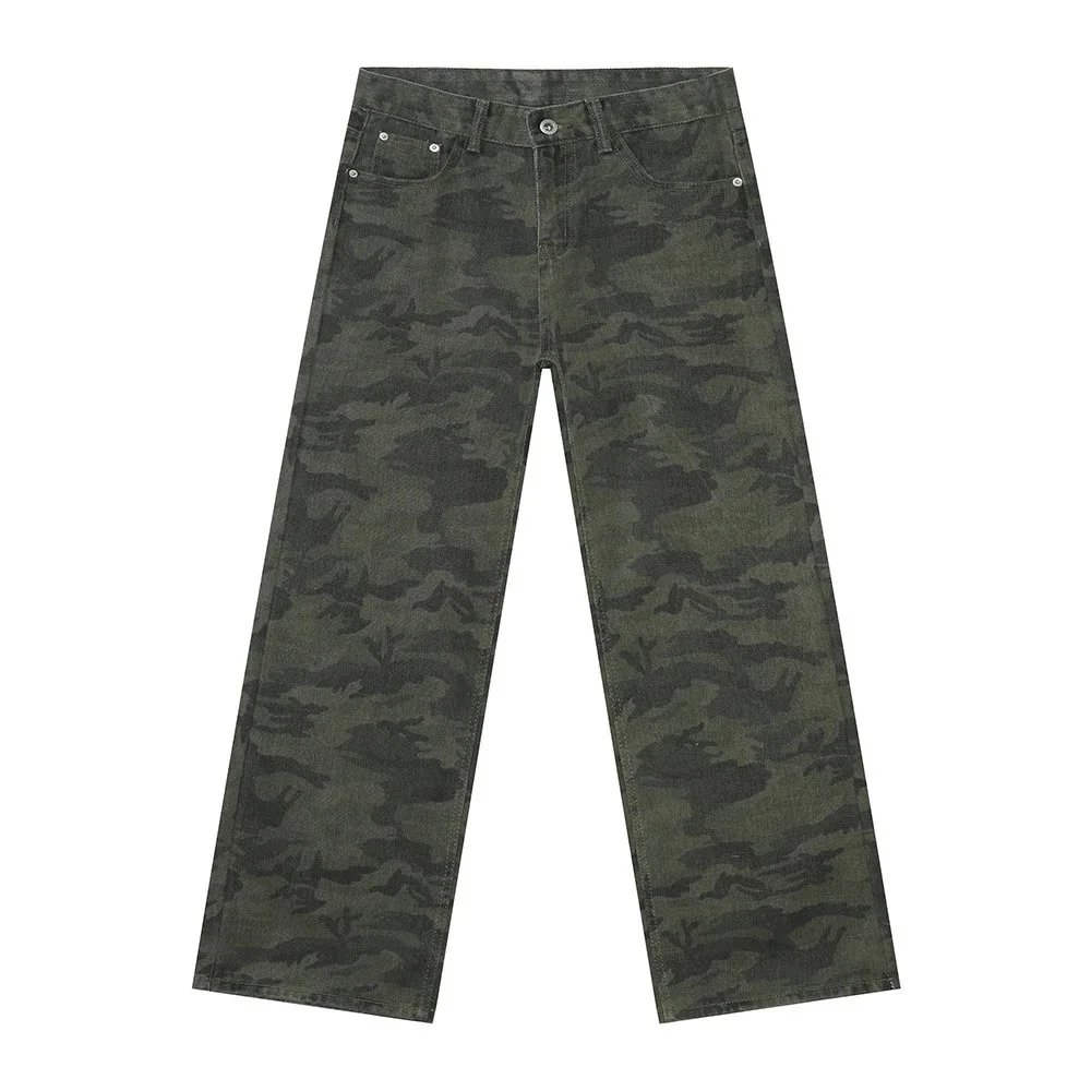 Unbranded Shorts Wide-Leg Cargo Denim — 36