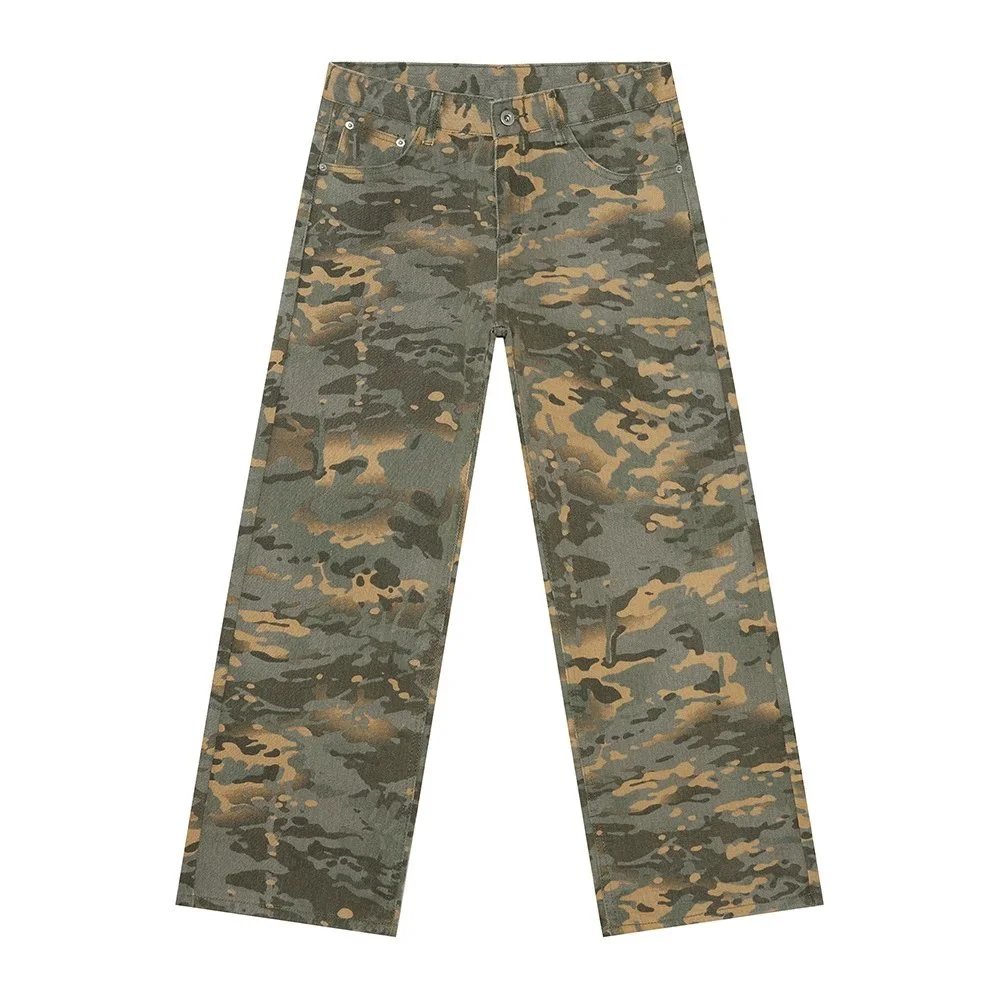 Unbranded Shorts Wide-Leg Cargo Denim — 37